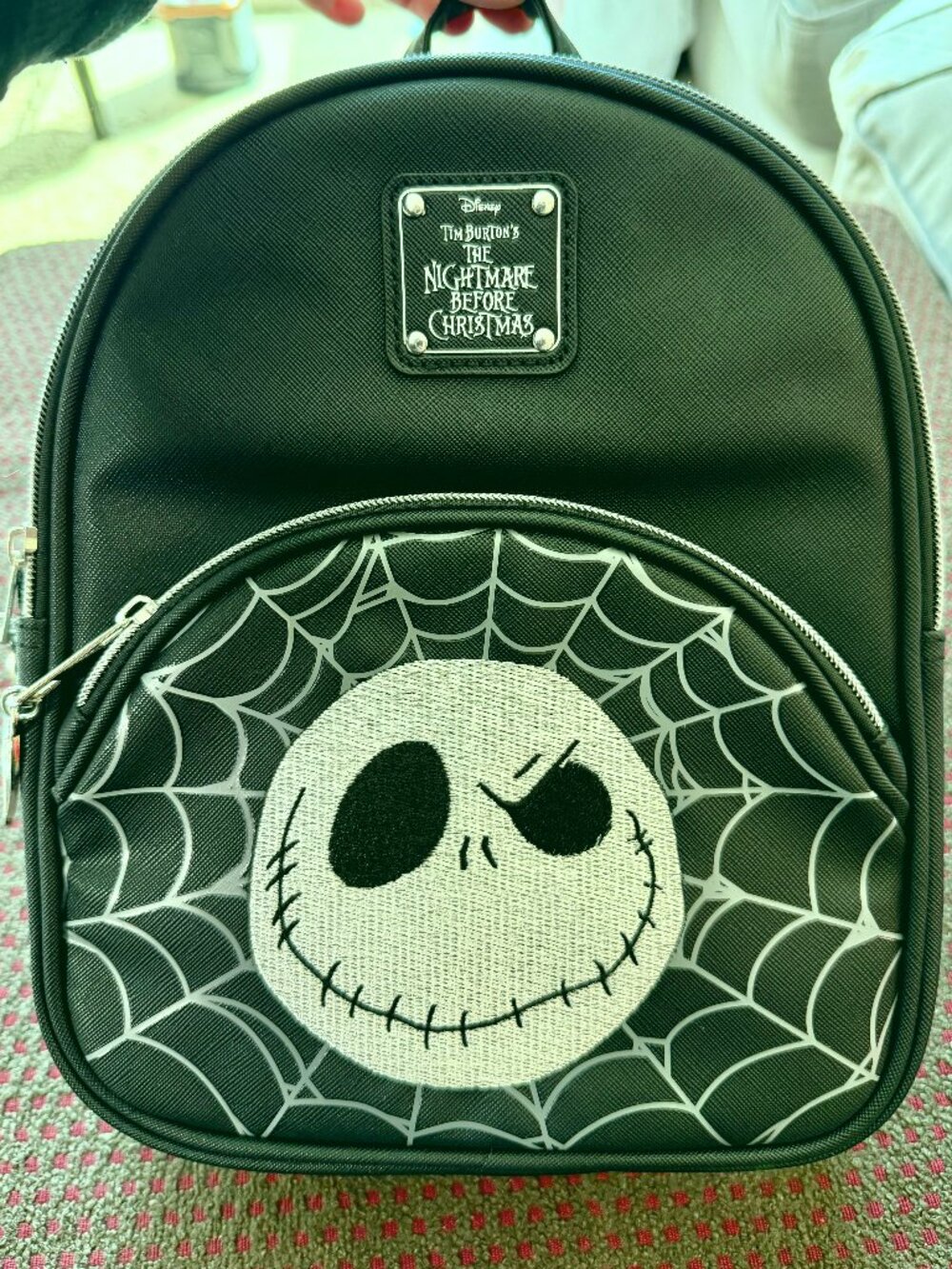 Disney Nightmare Before Christmas Jack Skellington Spider Web Mini Backpack NWT